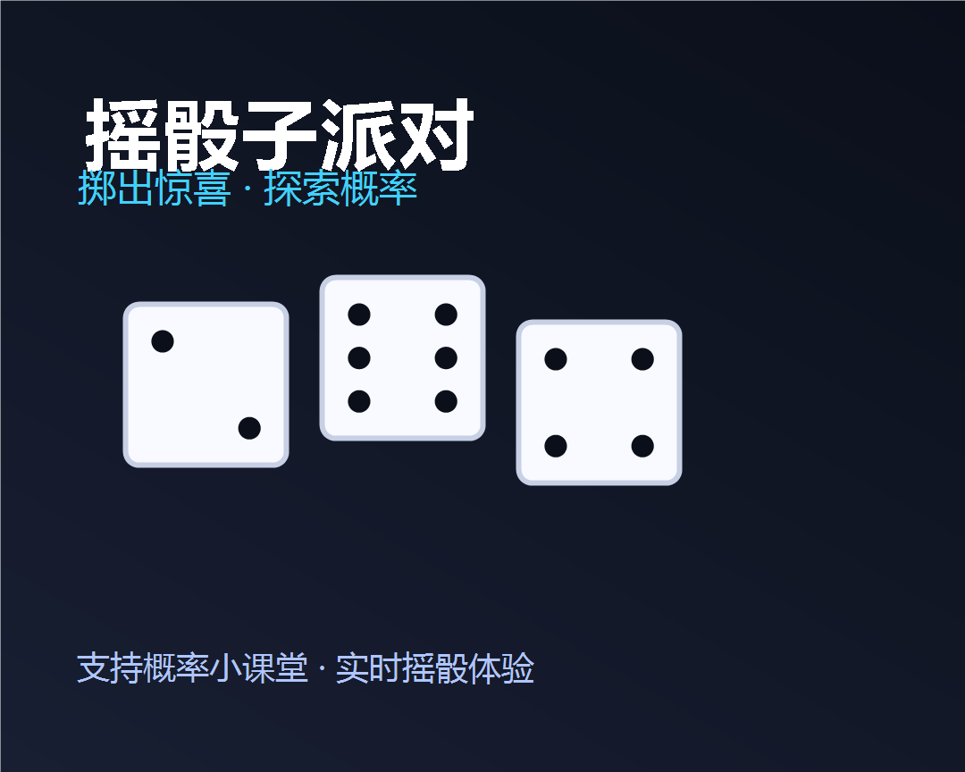 摇骰子派对小程序分享封面